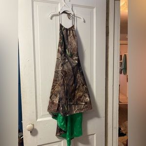 Camo & Green Halter top dress